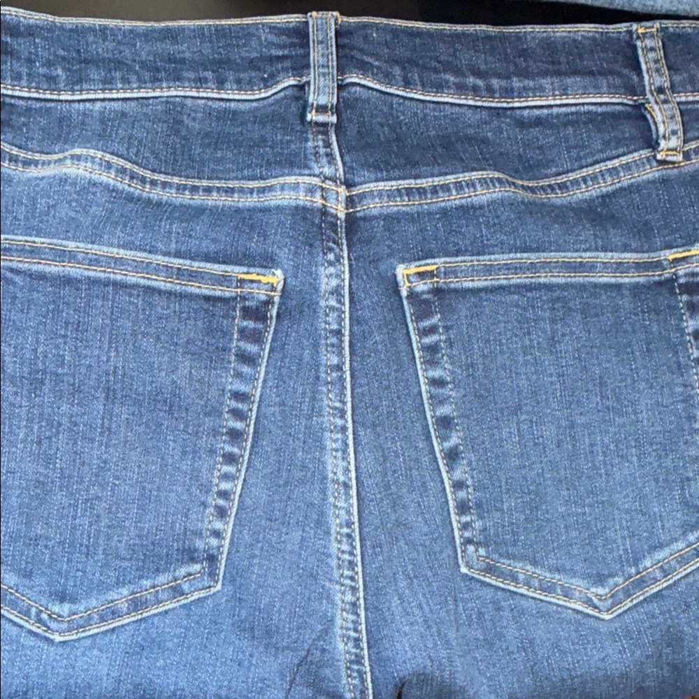 Frame Denim Le Sleek Straight Blue Jeans - Picture 3 of 3